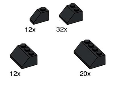 10161 LEGO Black Roof Tiles thumbnail image