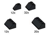 10161 LEGO Black Roof Tiles