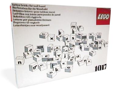 1017 LEGO Dacta Letter Bricks for Wall Board