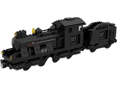 10205 LEGO Large Black Train Engine with Tender thumbnail image