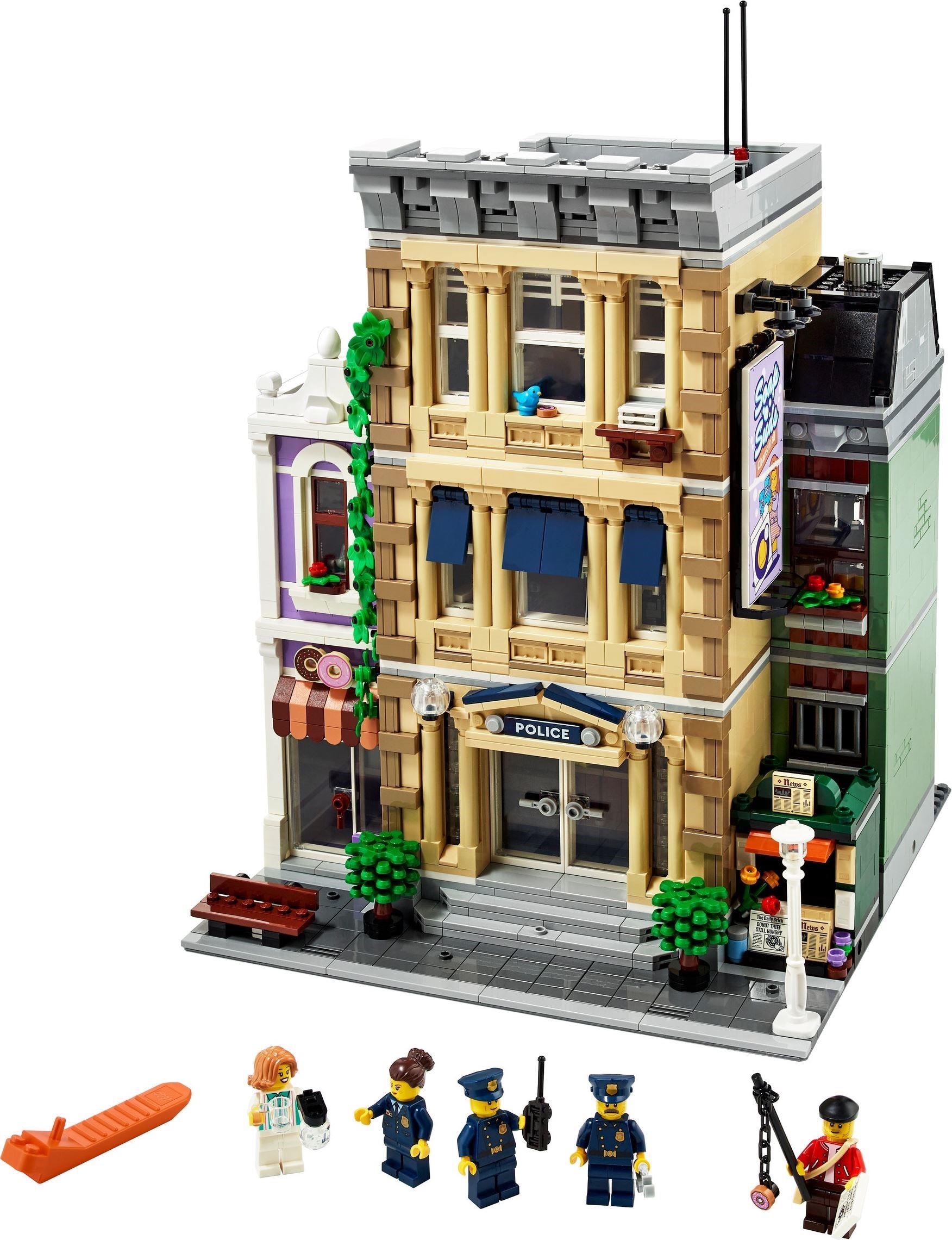 Billy Goat Weerkaatsing test LEGO 10278 Police Station | BrickEconomy