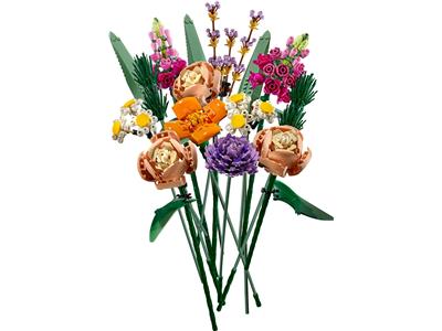 LEGO Icons Wildflower Bouquet Botanical Collection Building Set for Adults,  Valentine Décor for Him or Her, Artificial Flowers with Poppies and