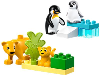 10442 LEGO Duplo Wild Animal Families Penguins & Lions thumbnail image