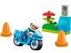 Blue Police Motorcycle thumbnail
