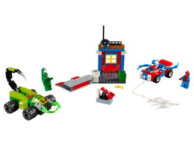 10754 LEGO Juniors Marvel Super Heroes Spider-Man vs. Scorpion Street Showdown