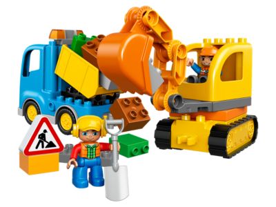 10812 LEGO Duplo Construction Truck & Tracked Excavator