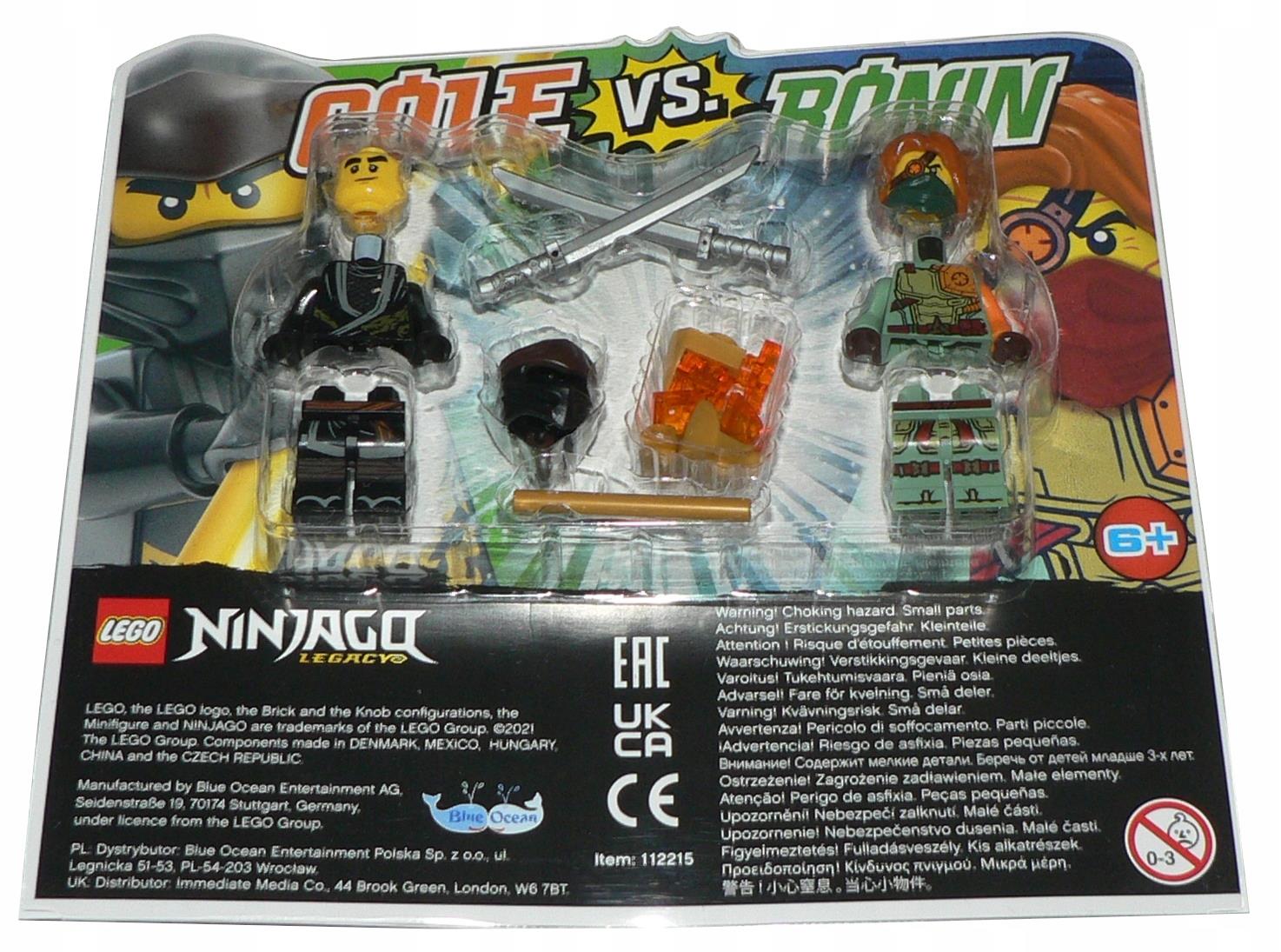 Lego Ninjago-Tazza Classica con Cannuccia Taglia Unica Nero 