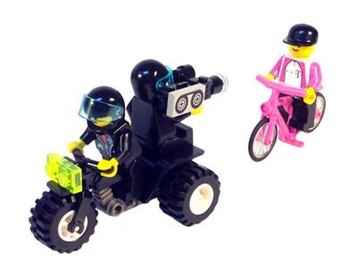 1197 LEGO Telekom Race Cyclist and Television Motorbike thumbnail image