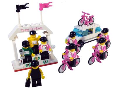 1199 LEGO Telekom Race Cyclists and Winners' Podium thumbnail image