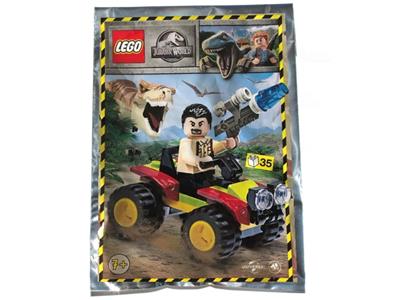 122009 LEGO Jurassic World Vic Hoskins with Buggy