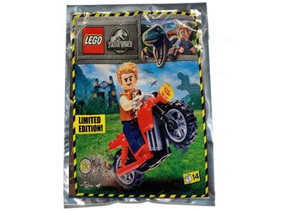 122114 LEGO Jurassic World  Owen with Motorcycle
