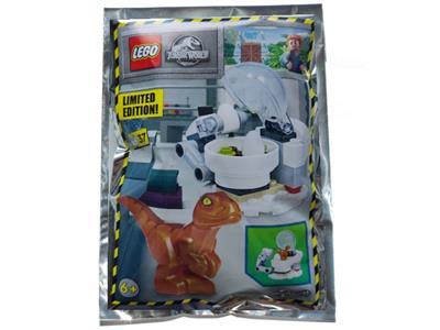 122219 LEGO Jurassic World Raptor with Hatchery