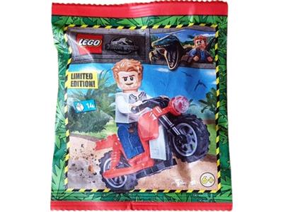 122333 LEGO Jurassic World Owen with Motorcycle thumbnail image