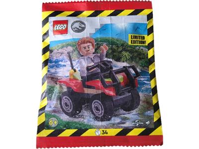 122503 LEGO Jurassic World Owen with Quad bike thumbnail image