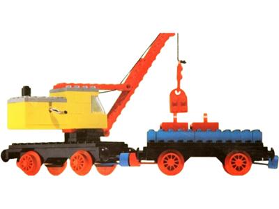 134 LEGO Trains Mobile Crane and Wagon thumbnail image