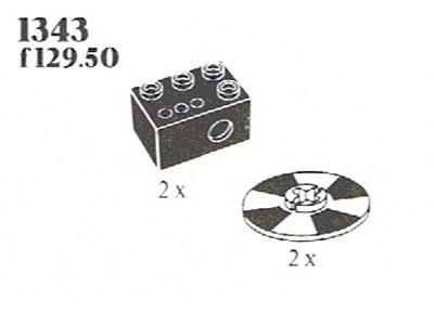 1343 LEGO Technic Optosensors 4.5V and Discs thumbnail image
