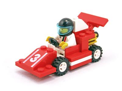1477 LEGO Racing Red Race Car Number 3 thumbnail image