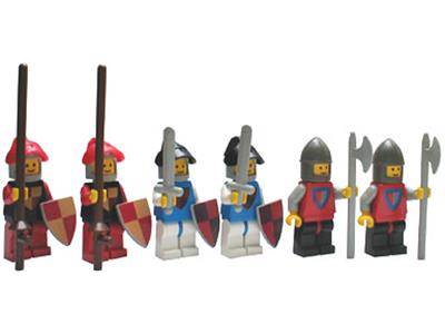 LEGO LOT OF 5 NEW KINGDOMS 2 CASTLE KNIGHT MINIFIGURES FIGURES 