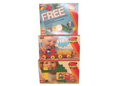 1505 LEGO Duplo House and Car Building Sets
