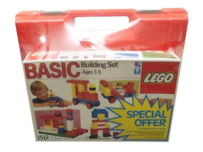 1512-2 LEGO Basic Set with Storage Case