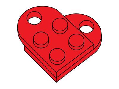 Red lego coupling plate cheap