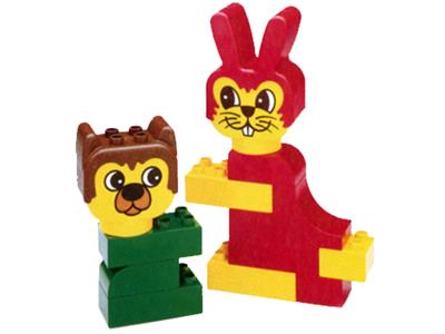1594 LEGO Duplo Rabbit and Bear Friend thumbnail image