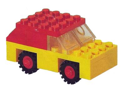 1606 LEGO Red and Yellow Car