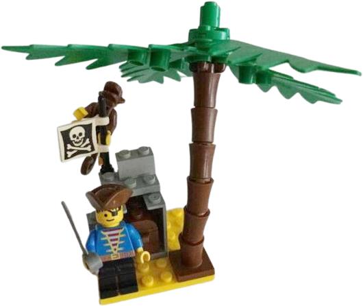 LEGO 1889 Pirates Treasure Hold BrickEconomy - Main Image