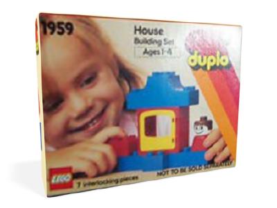 1959-2 LEGO Duplo House Building Set