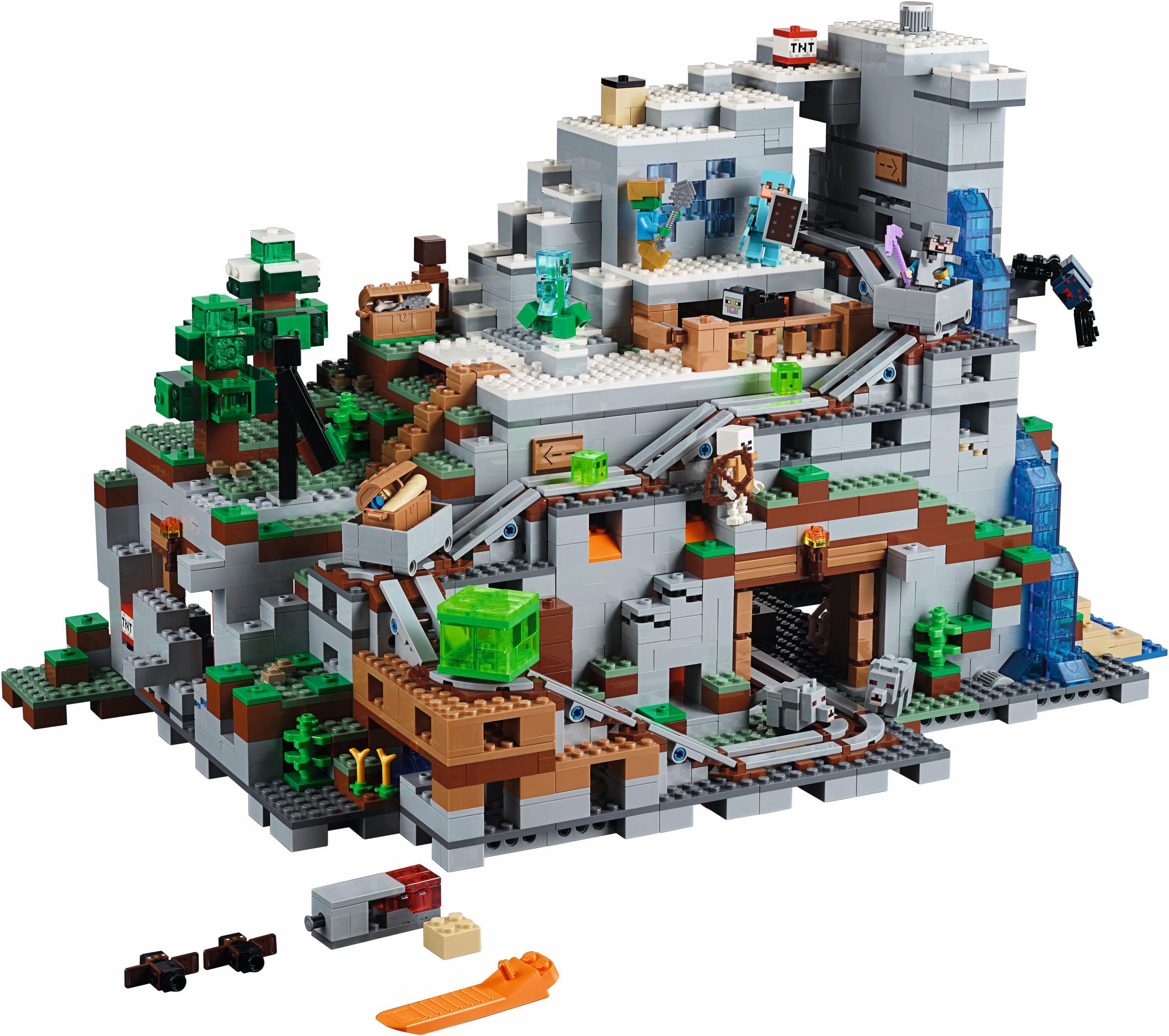 LEGO 21137 Minecraft The Mountain Cave | BrickEconomy