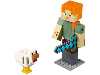 21149 LEGO Minecraft Alex BigFig with Chicken thumbnail image