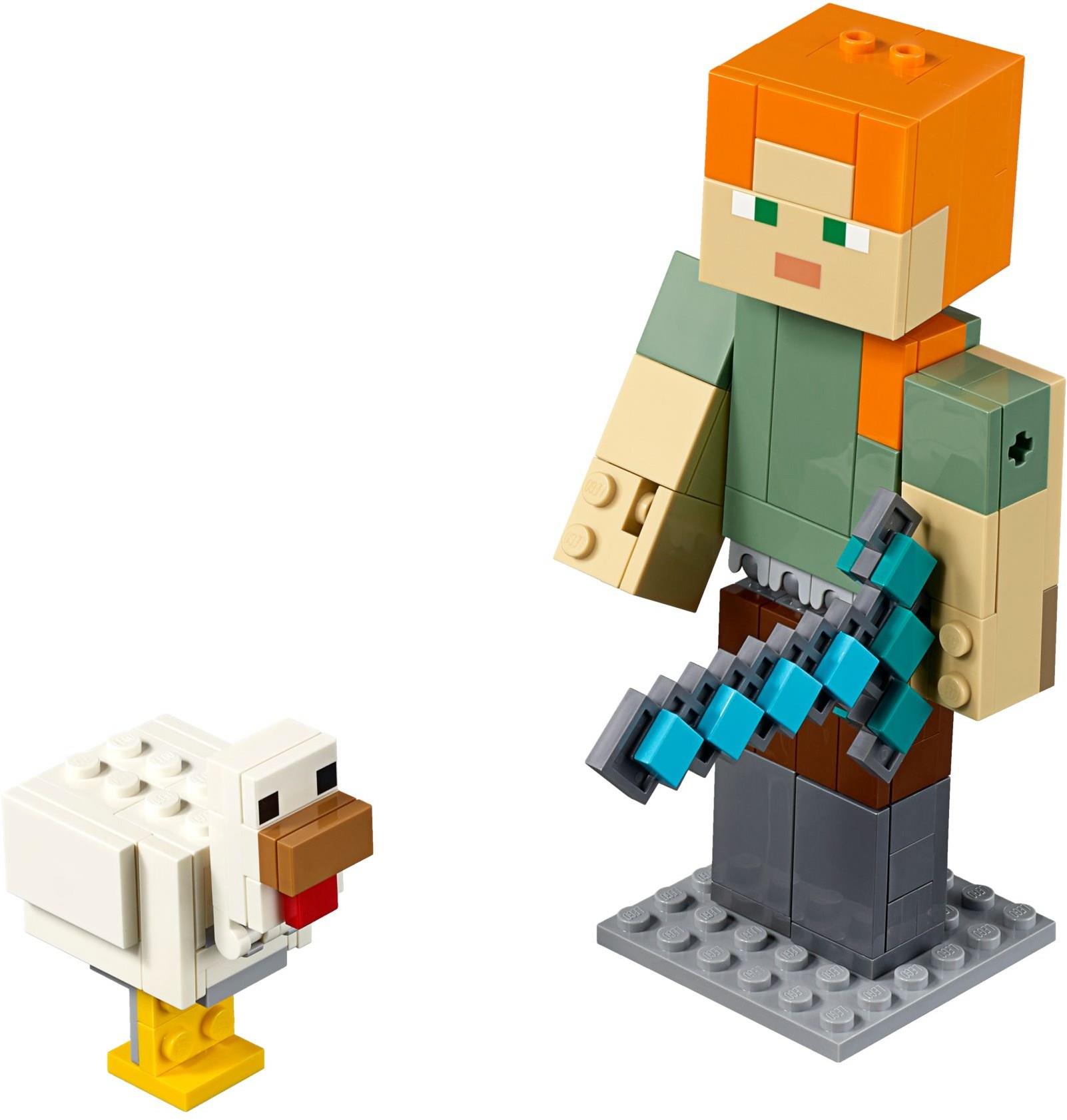 NEU OVP LEGO Minecraft 21149 BigFig Alex mit Huhn 