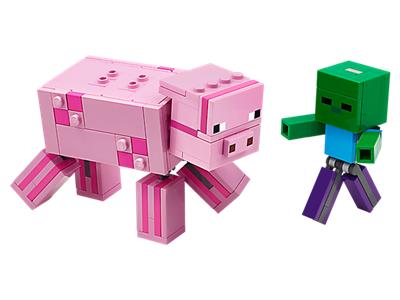 21157 LEGO Minecraft BigFig Pig with Baby Zombie