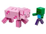 21157 LEGO Minecraft BigFig Pig with Baby Zombie thumbnail image