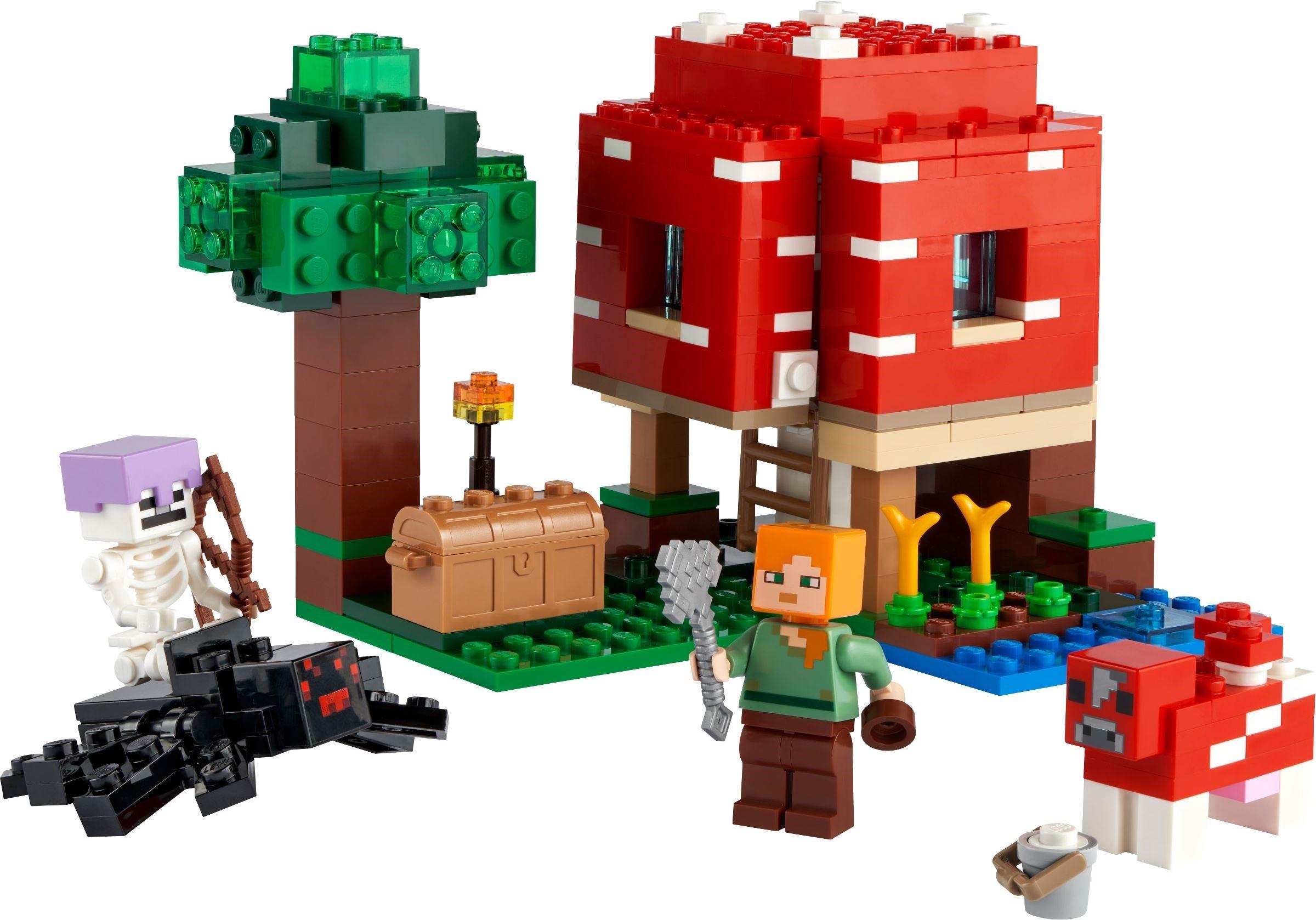 LEGO 21179 Minecraft The Mushroom House BrickEconomy
