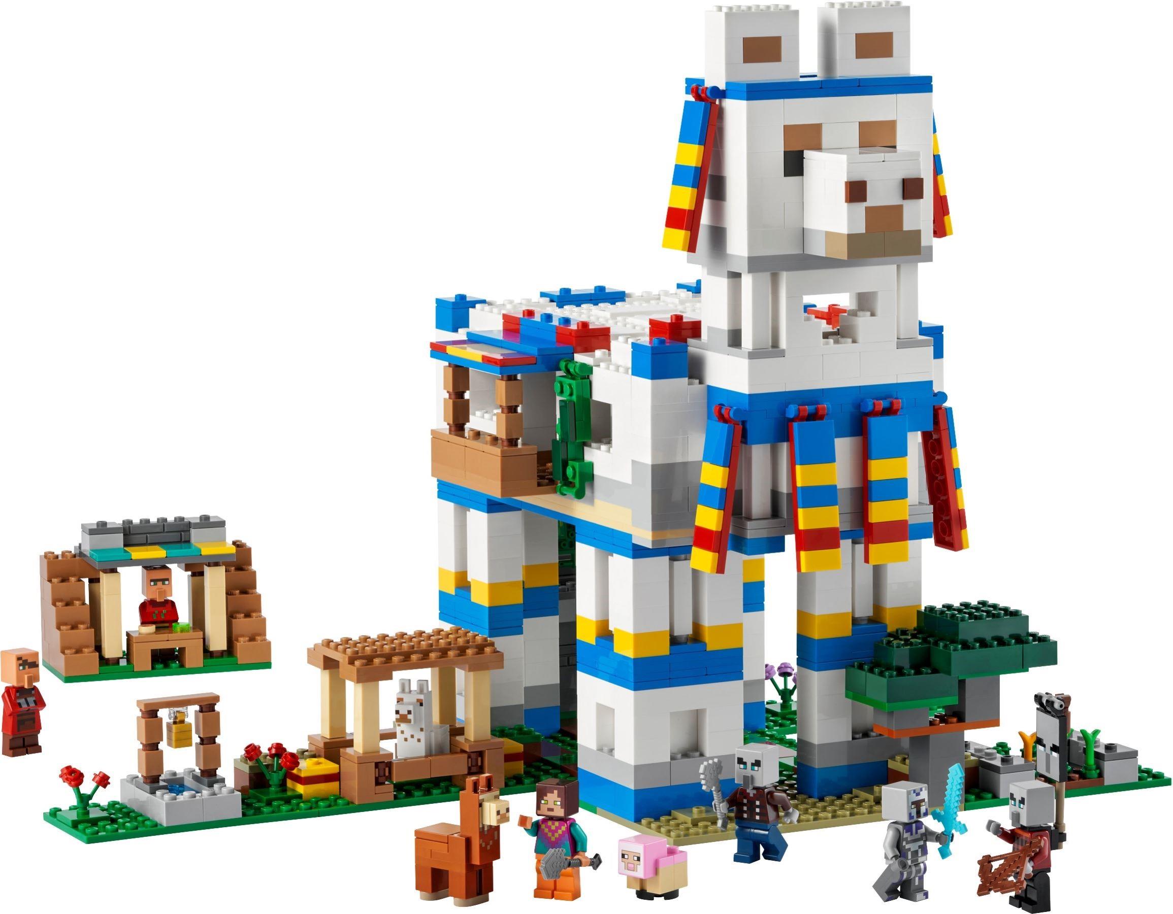 Large minecraft lego sales set