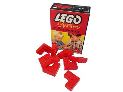 217-3 LEGO Samsonite 4x4 Corner Bricks