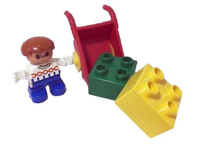 2271 LEGO Duplo Boy with Barrow