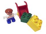 2271 LEGO Duplo Boy with Barrow