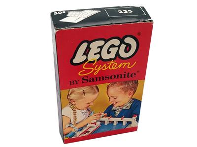 235-3 LEGO Samsonite Garage Plate and Door White Base and Door Frame thumbnail image