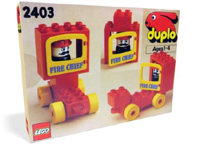 2403 LEGO Duplo Fire Chief Building Set thumbnail image