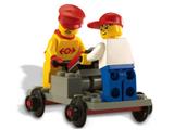 2585 LEGO Trains Track Buggy with Station Master and Cool Kid