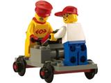 2585 LEGO Trains Track Buggy with Station Master and Cool Kid