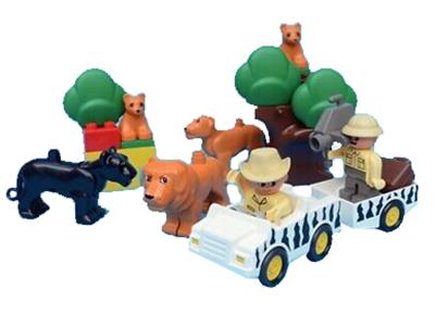 LEGO Duplo-Grand lion-Mobile Tête-zoo cirque safari