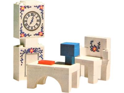 270-2 LEGO Homemaker Grandfather Clock, Chair and Table thumbnail image