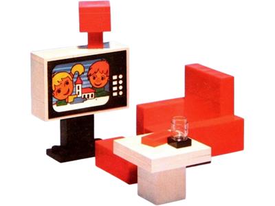 274 LEGO Homemaker Color TV and Chair thumbnail image