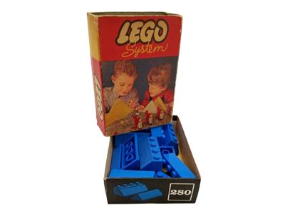 280-2 LEGO Blue Sloping Roof Bricks thumbnail image