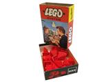 283 LEGO Red Sloping Ridge and Valley Bricks thumbnail image