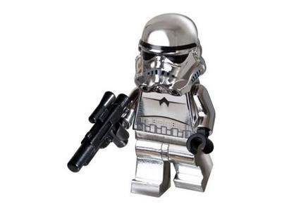 CHROME STORM TROOPER  STAR WARS FIGURE MINI PLAY WITH LEGOS USA SELLER