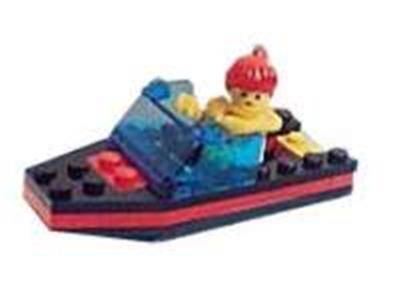 LEGO System Vintage Set Speedboat Jetski 2882 NISB New Sealed Box 1997